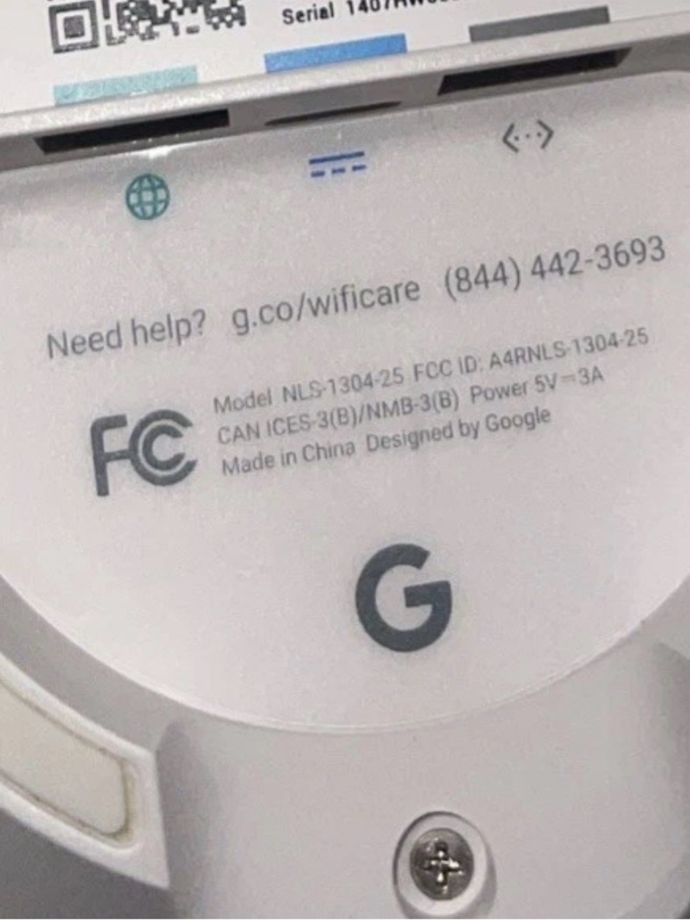 Google WiFi System Router NLS-1304-25 Lot Of 2 - No Power Supply - Picture 2 of 3